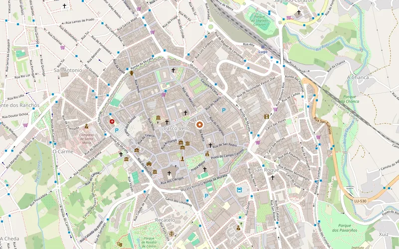 Mapa de la ubicación de Obrador Mestre